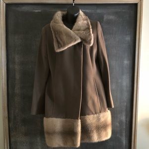 Cinzia Rocco Wool & Mink Coat
